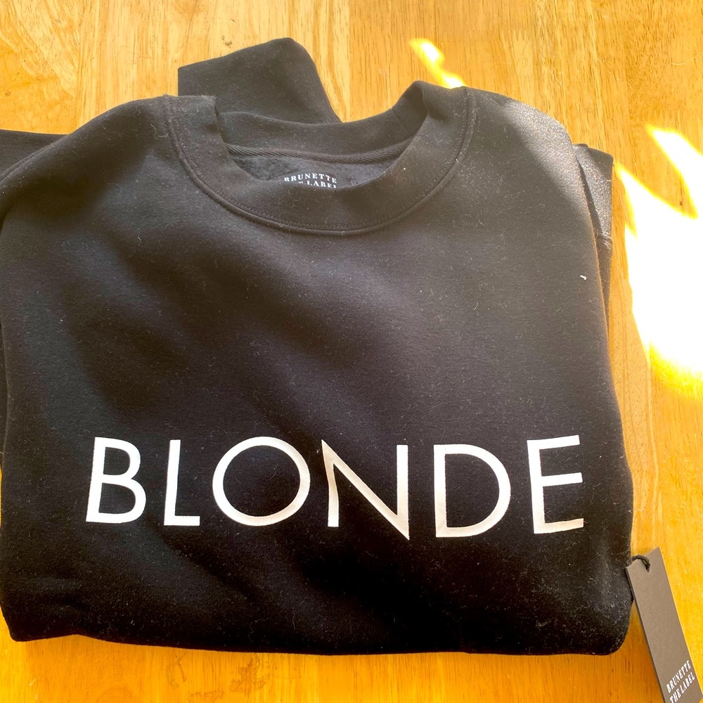 Brunette the label - blonde M/L.
